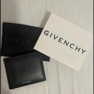 Givenchy Black Leather Card Holder